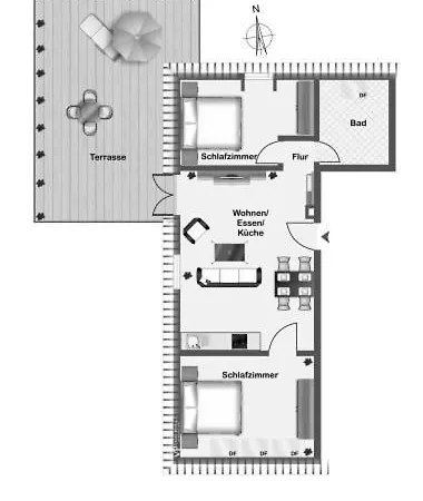 Haus Inselrose Juist Apartament